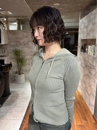 ショート カラー パーマ mai / linoah˚✧のヘアスタイル