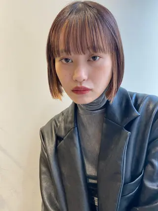 ミディアム カラー ヘアアレンジ #ブリーチカラー Akihoのヘアスタイル