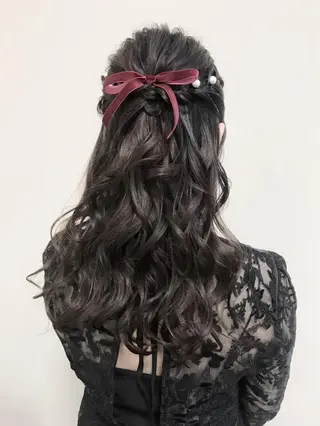 ロング ヘアアレンジ 沢田 瞳のヘアスタイル