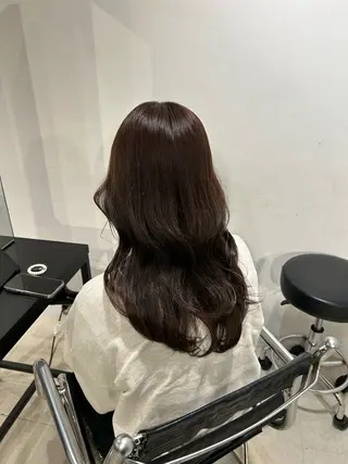 セミロング カラー ヘアアレンジ ボブ艶モテカラー🫧 カリンのヘアスタイル