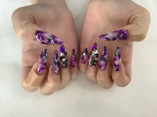 ネイル 💎🐰 saki. m 🐰💎のネイルデザイン