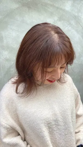 カラー ボブ/レイヤー/ 梅田/天野川奈緒のヘアスタイル