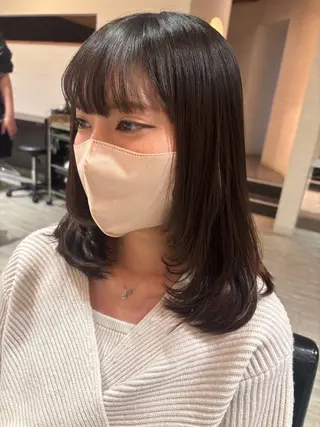 ミディアム 落海 風花のヘアスタイル