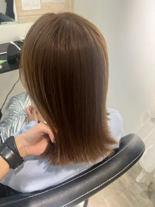 ショート 🥣🫧‪艶カラー 🦋アカマ ミユ🦋のヘアスタイル