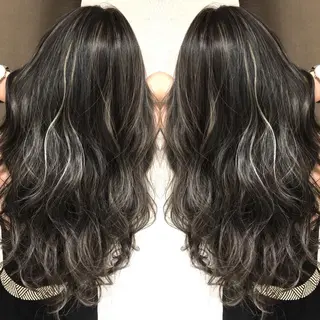 ロング カラー 井上 一平のヘアスタイル