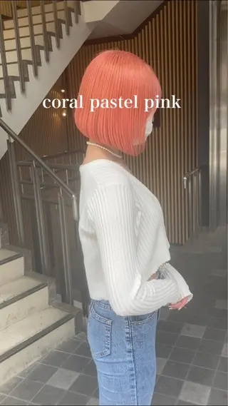 ショート カラー Selenehair 三条本店のヘアスタイル