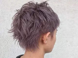 ショート カラー パーマ ヘアアレンジ メンズ キッズ ネイル マツエク・マツパ 架空〜KAQU〜所属・【clan】 NOGAMIのヘアスタイル