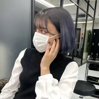 ミディアム カラー シールエクステ特化 ハイトーン、NANAのヘアスタイル