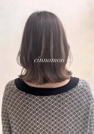 ミディアム カラー nakahara madokaのヘアスタイル