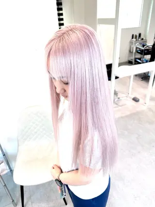 ロング カラー 加藤 佑二のヘアスタイル