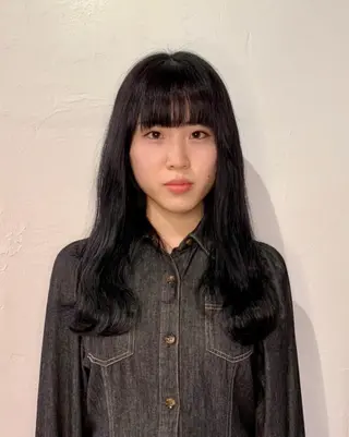 ロング カラー BOTANIUM by Rr SALON 【ボタニウムバイアー ルサロン】所属・レイヤーカット/艶髪 /ストレート/リクトのヘアスタイル