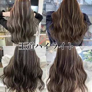 セミロング カラー ヘアアレンジ 久米 治仁のヘアスタイル