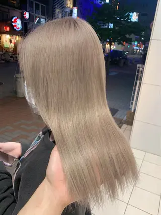 セミロング カラー パーマ ヘアアレンジ メンズ キッズ ネイル マツエク・マツパ アイブロウ _WHITE高槻所属・_WHITE高槻店 yusukeのヘアスタイル