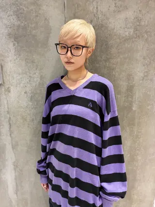 ショート カラー 篠江 廉のヘアスタイル