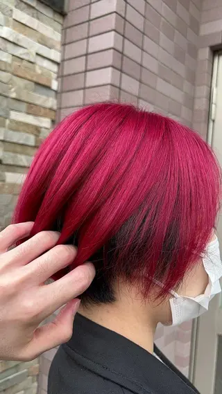 ショート カラー NATUREL 本田風のヘアスタイル