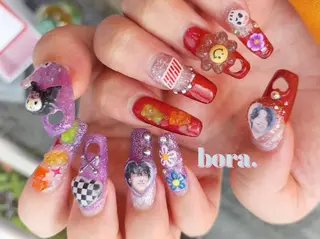 ネイル 💜bora .のネイルデザイン