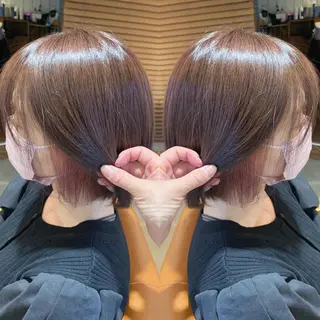 ショート カラー 韓国🇰🇷 ✂︎hair 内田愛のヘアスタイル