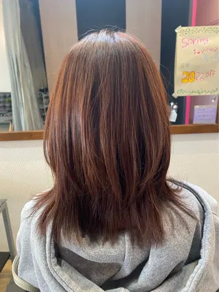 セミロング Venus倉敷店所属・Venus 倉敷店のヘアスタイル