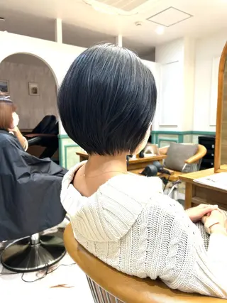 ショート 似合わせショート🌿 ボブ🫧 乾辺真悠子のヘアスタイル