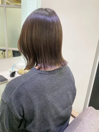 ショート 透明感カラー/ FRAME天王寺✨のヘアスタイル