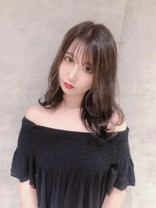 ミディアム カラー LA KING GINZA TOKYO所属・🧡ショートの達人 🧡SHOのヘアスタイル