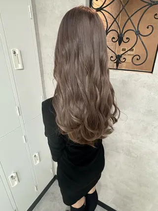 セミロング 🧋ミルクティー 職人🧋のヘアスタイル