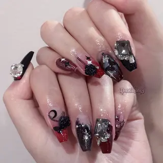 ネイル Dark honey スカルプ専門原宿店のネイルデザイン