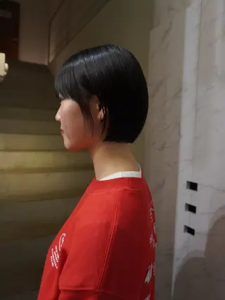 ショート ミユ/ショート/ カットモデル/名東区のヘアスタイル