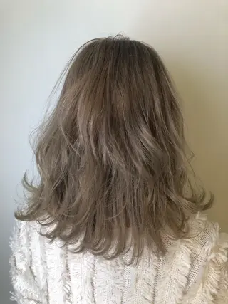 セミロング カラー yuuna/ ハッシュカット🎀のヘアスタイル