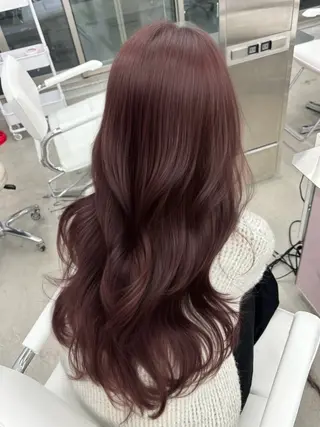 カラー NI表参道所属・Kana/韓国ヘア /暖色カラー🍒のヘアスタイル