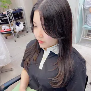 ロング 岡野 静華のヘアスタイル