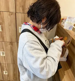 ショート カラー パーマ ヘアアレンジ パーマ指名No1 /namiのヘアスタイル