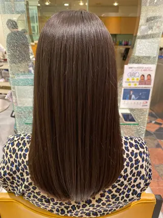 セミロング 三田 豪のヘアスタイル