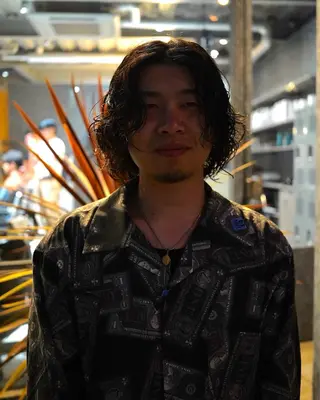 ミディアム パーマ メンズ BELOMAN所属・スパイキーショート /パーマ/山本孝明のヘアスタイル