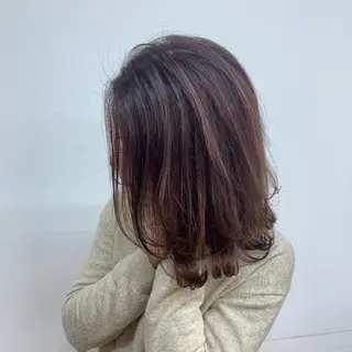 ミディアム カラー 大平 京佳のヘアスタイル