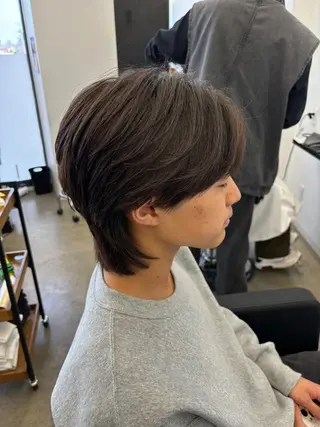 ショート センターパート/ ニュアンスパーマ正樹のヘアスタイル