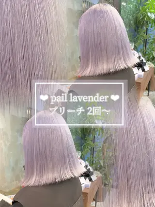 ミディアム カラー RINOSHORES所属・yume🫧 ハイトーン/ブリーチのヘアスタイル
