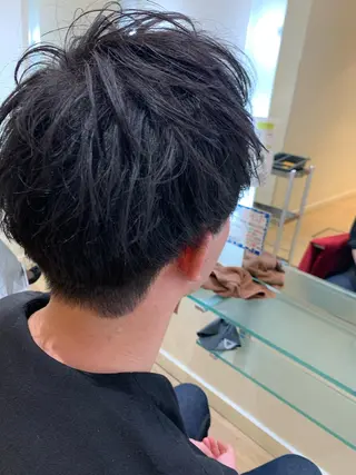 ショート ヘアアレンジ メンズ 【メンズモデル募集】 Bassa所沢のヘアスタイル