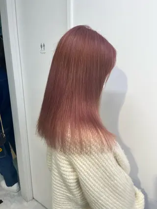 セミロング カラー ヘアアレンジ 愛されカラー🩷 はるなのヘアスタイル