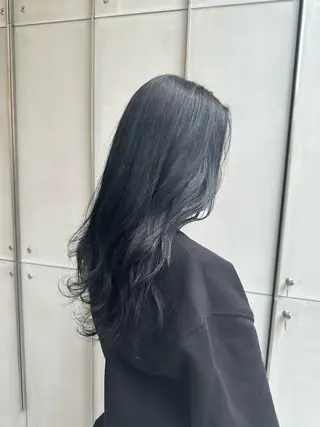 ロング カラー 風香🪼レイヤー カット/艶カラーのヘアスタイル