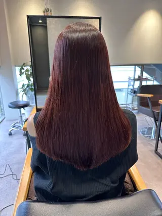 カラー 韓国風/オシャレ /縮毛矯正/滝口琴未のヘアスタイル