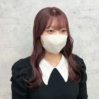 ロング カラー JUNSHIN🦋 ヘアセット／カラーのヘアスタイル