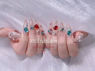 ネイル MxS Nail 【長さだし/フィルイン/マグネット/ワンホンネイル/韓国ネイル/パラジェル】所属・M×S Nail みなのネイルデザイン