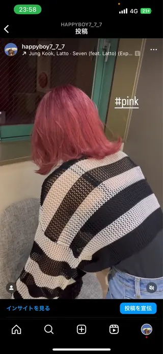 ショート カラー dao/ミルクティー /ブラウン/ブロンドのヘアスタイル