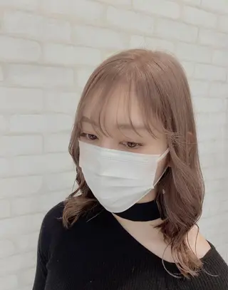 ミディアム カラー ヘアアレンジ ノンダメージサロンBonheur銀座並木通り店所属・ULTOWA/銀座 ERIのヘアスタイル