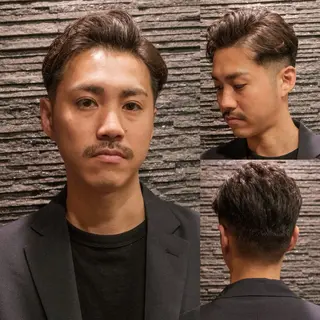 メンズ HIROGINZA ヒロ銀座 青山所属・マツオ リュウホウ🐉のヘアスタイル