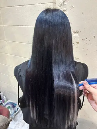 ロング カラー 二 宮のヘアスタイル