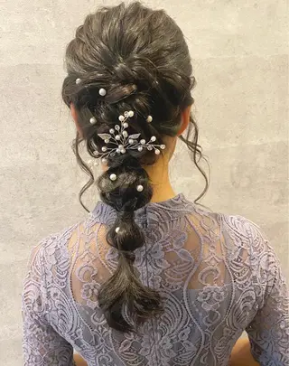 ヘアアレンジ 清川 椿咲のネイルデザイン