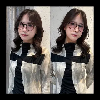 ミディアム カラー mai / linoah˚✧のヘアスタイル