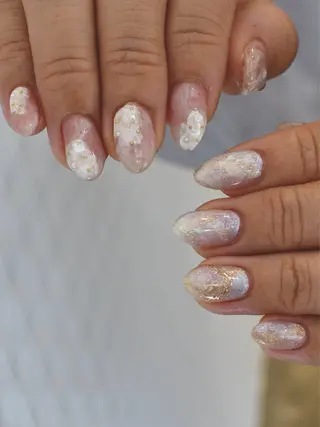 ネイル nuu 栄  /  シェアサロン所属・nuu栄 ユキ / 大人ニュアンスのネイルデザイン